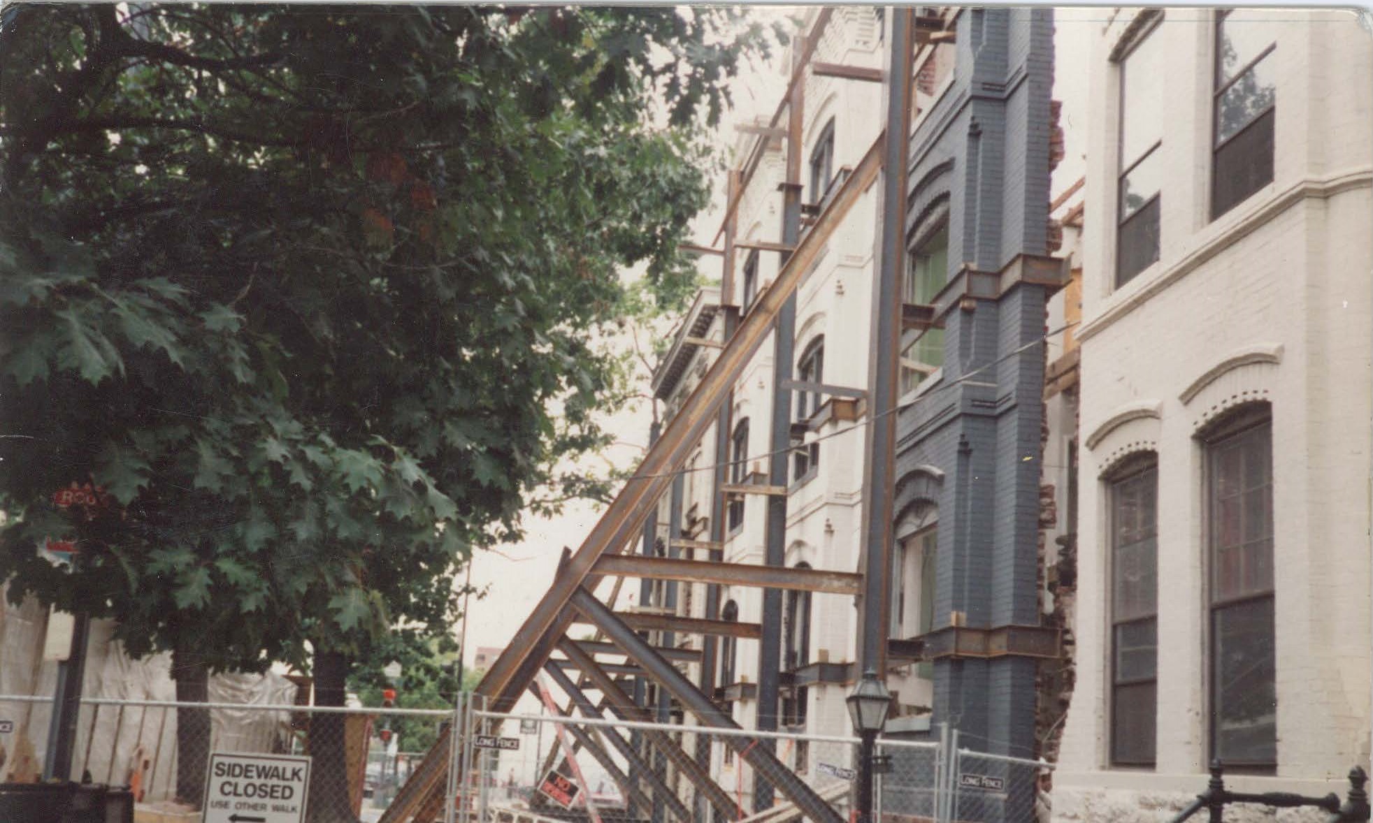 Historic B&B Iron Works facade project showcasing our experience